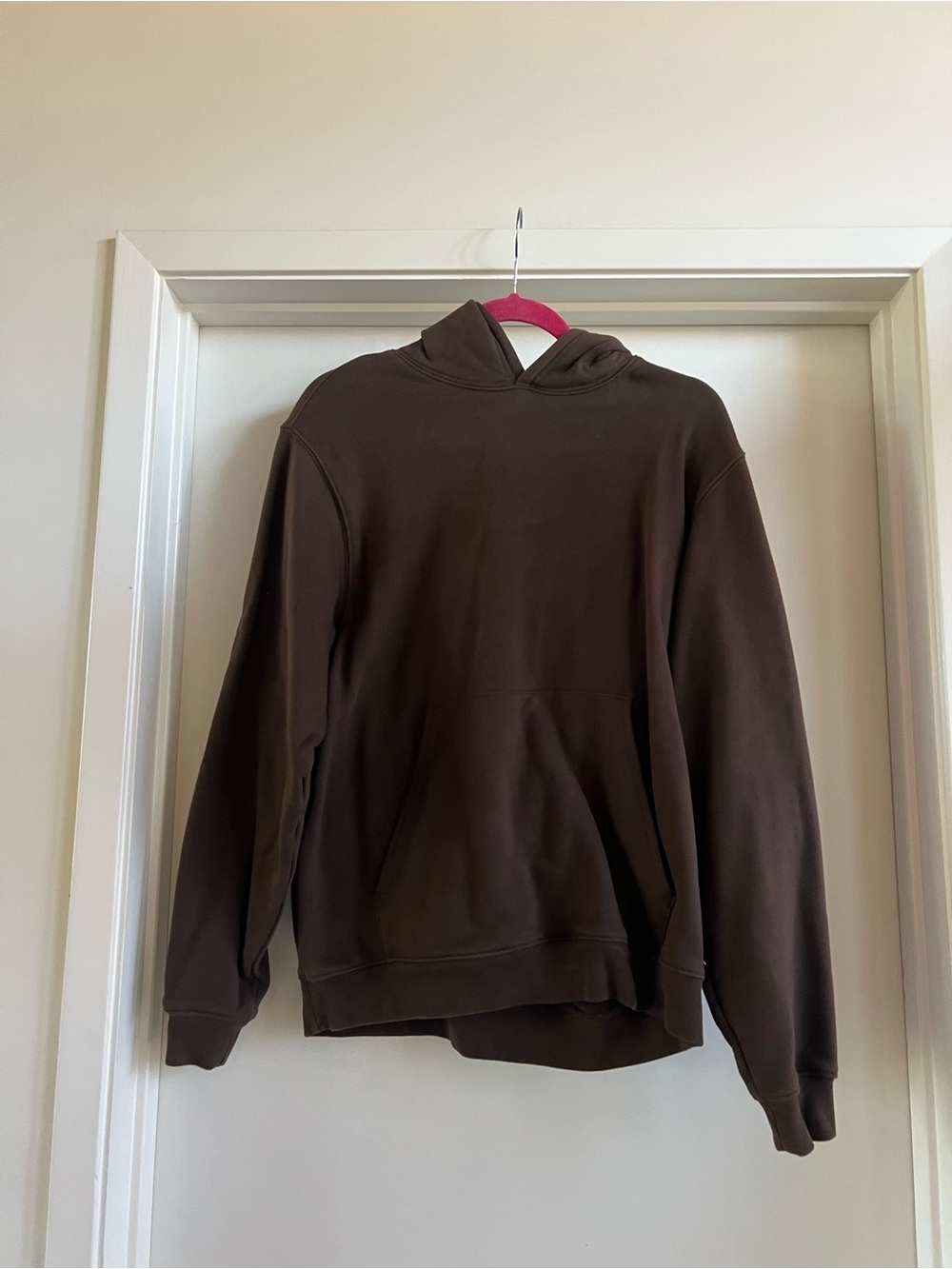 ALO Yoga Brown Hooded Pullover Sweatshirt
